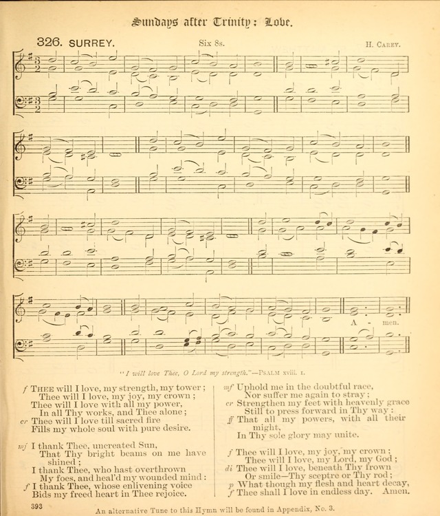 The Hymnal Companion to the Book of Common Prayer with accompanying tunes (3rd ed., rev. and enl.) page 393