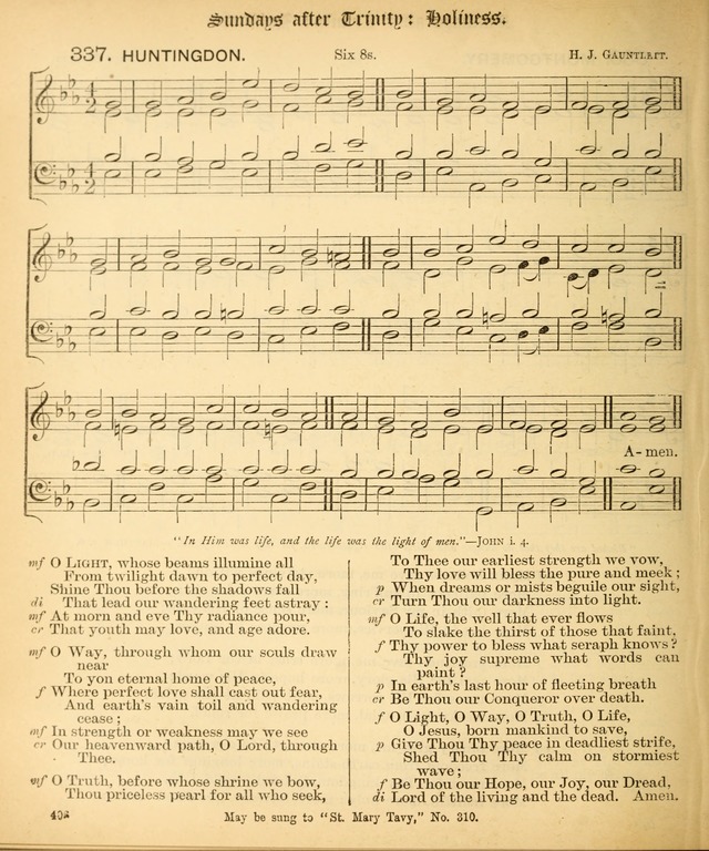 The Hymnal Companion to the Book of Common Prayer with accompanying tunes (3rd ed., rev. and enl.) page 406