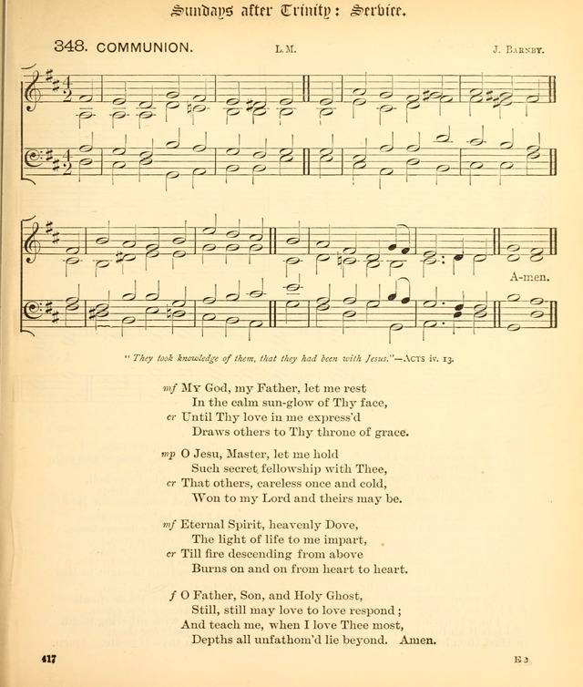 The Hymnal Companion to the Book of Common Prayer with accompanying tunes (3rd ed., rev. and enl.) page 417