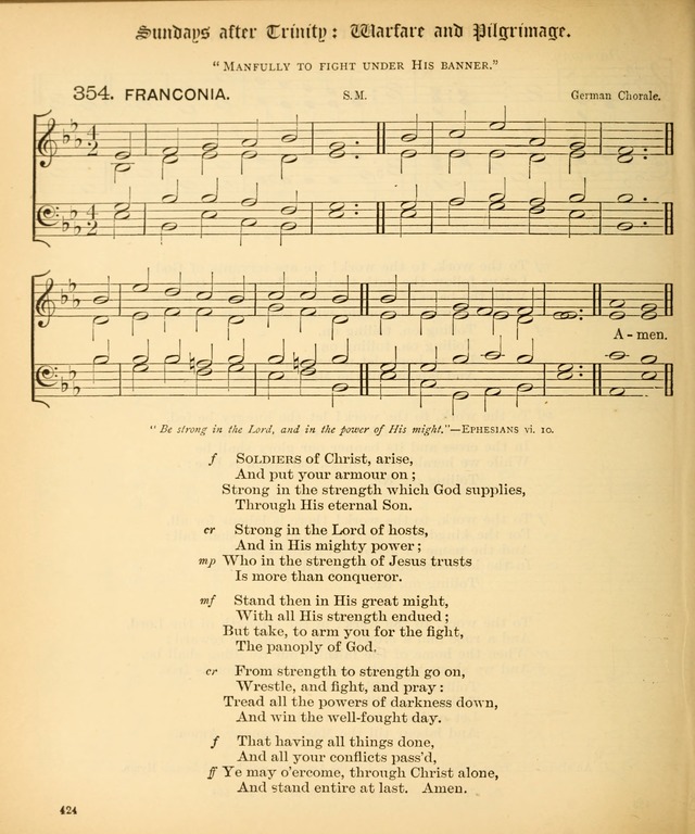 The Hymnal Companion to the Book of Common Prayer with accompanying tunes (3rd ed., rev. and enl.) page 424