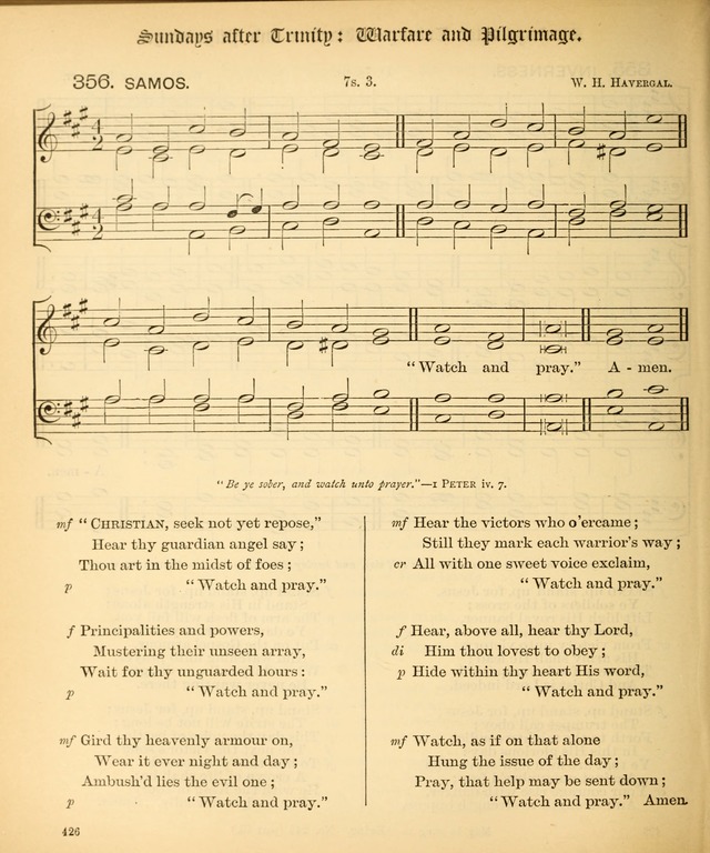 The Hymnal Companion to the Book of Common Prayer with accompanying tunes (3rd ed., rev. and enl.) page 426