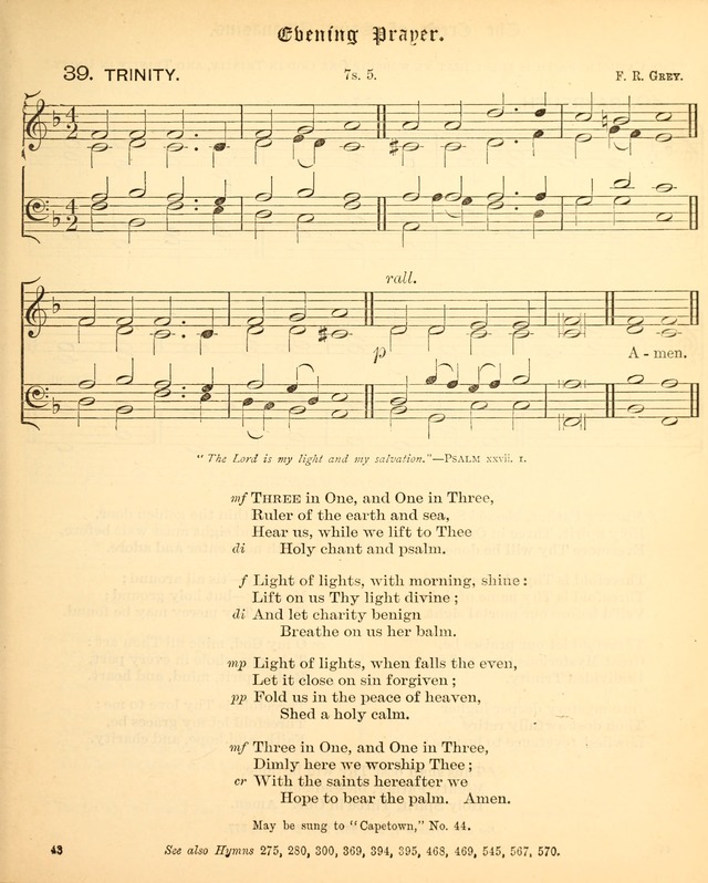 The Hymnal Companion to the Book of Common Prayer with accompanying tunes (3rd ed., rev. and enl.) page 43