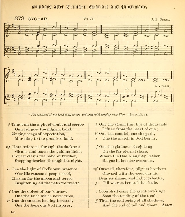 The Hymnal Companion to the Book of Common Prayer with accompanying tunes (3rd ed., rev. and enl.) page 443