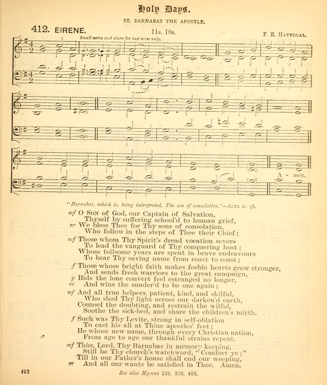 The Hymnal Companion to the Book of Common Prayer with accompanying tunes (3rd ed., rev. and enl.) page 493