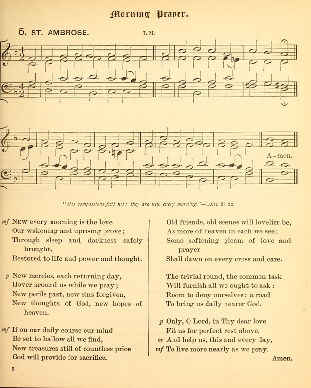 The Hymnal Companion to the Book of Common Prayer with accompanying tunes (3rd ed., rev. and enl.) page 5