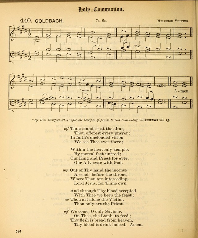 The Hymnal Companion to the Book of Common Prayer with accompanying tunes (3rd ed., rev. and enl.) page 526