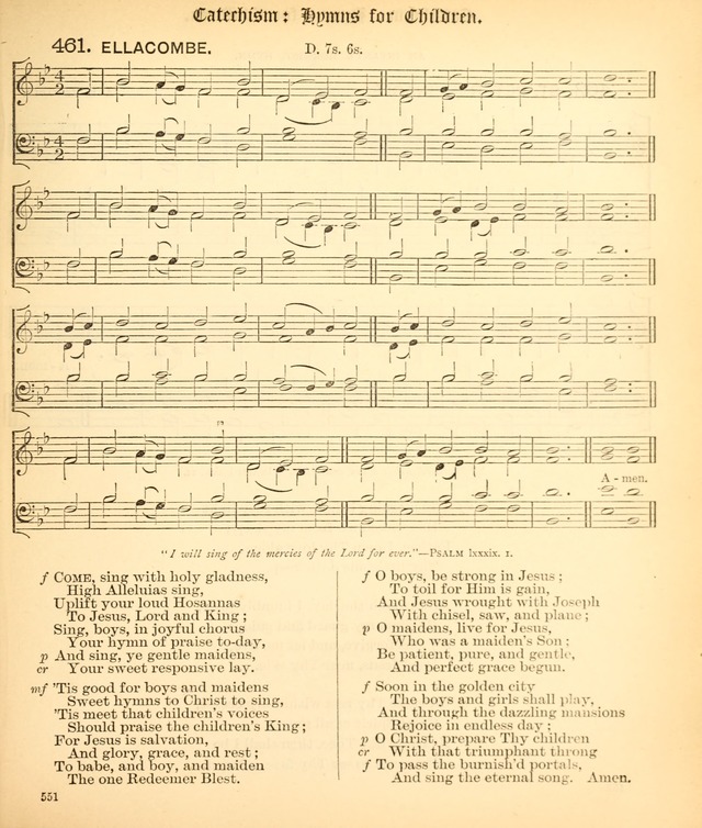 The Hymnal Companion to the Book of Common Prayer with accompanying tunes (3rd ed., rev. and enl.) page 551