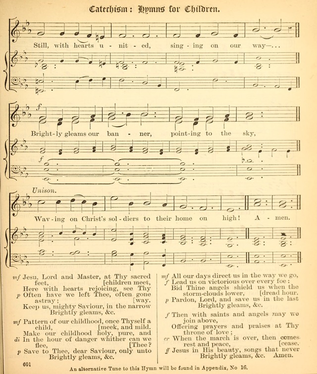 The Hymnal Companion to the Book of Common Prayer with accompanying tunes (3rd ed., rev. and enl.) page 601