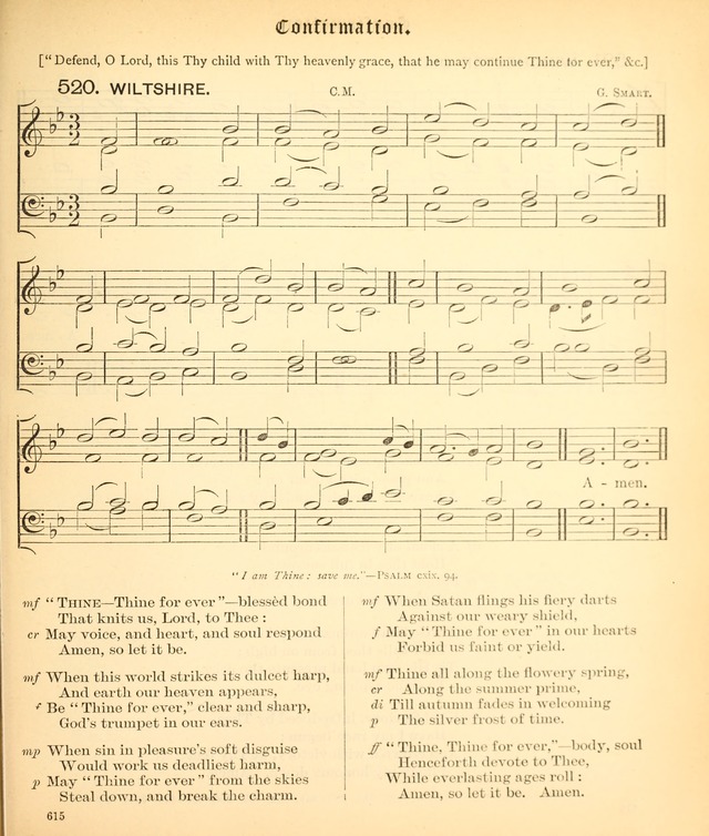 The Hymnal Companion to the Book of Common Prayer with accompanying tunes (3rd ed., rev. and enl.) page 615