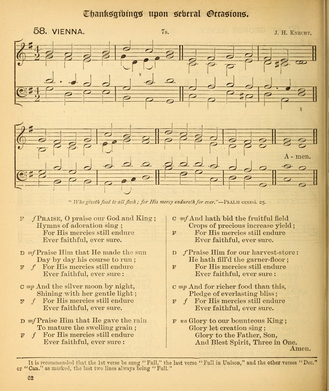 The Hymnal Companion to the Book of Common Prayer with accompanying tunes (3rd ed., rev. and enl.) page 62