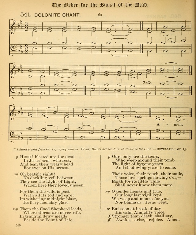 The Hymnal Companion to the Book of Common Prayer with accompanying tunes (3rd ed., rev. and enl.) page 640