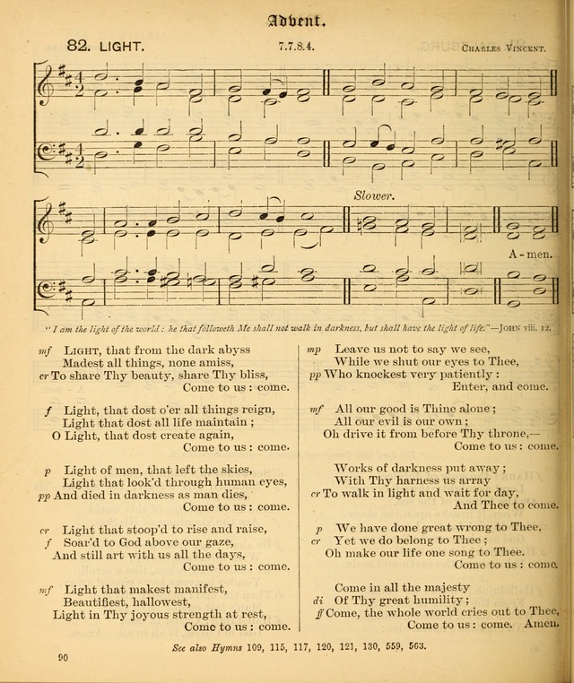 The Hymnal Companion to the Book of Common Prayer with accompanying tunes (3rd ed., rev. and enl.) page 90