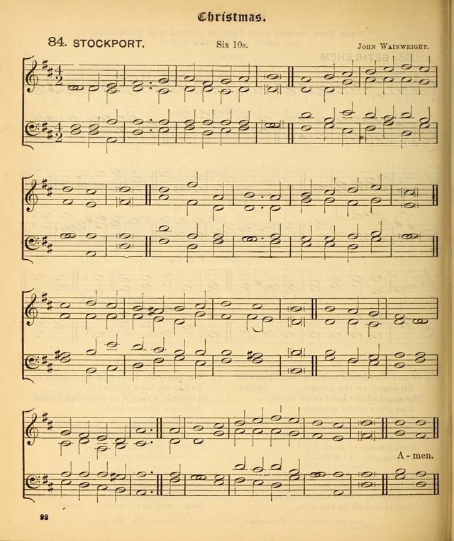 The Hymnal Companion to the Book of Common Prayer with accompanying tunes (3rd ed., rev. and enl.) page 92