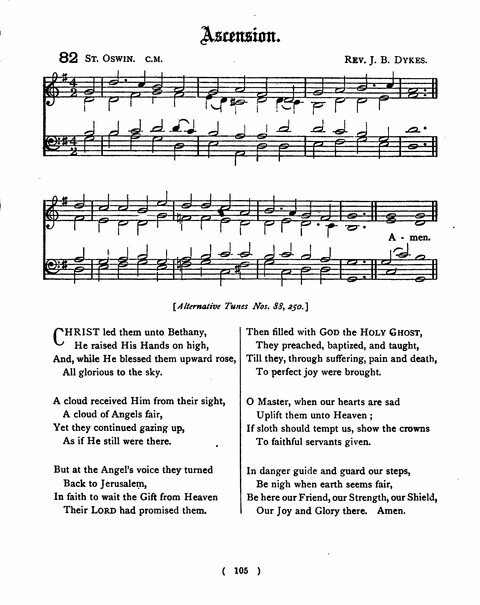 Hymns for the Children of the Church: with accompanying tunes page 105