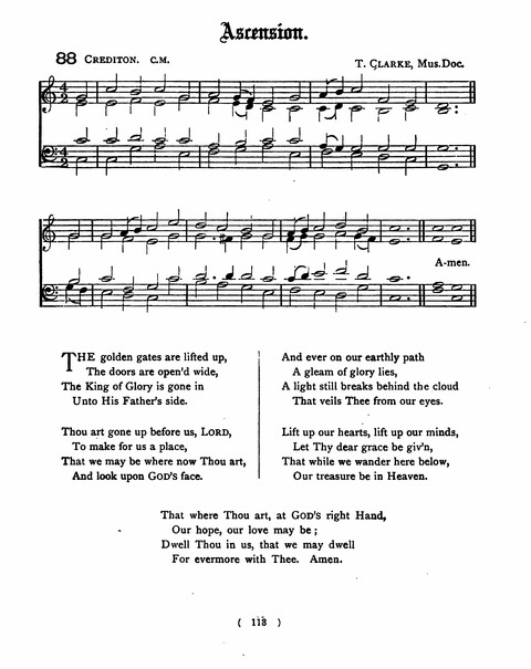 Hymns for the Children of the Church: with accompanying tunes page 113