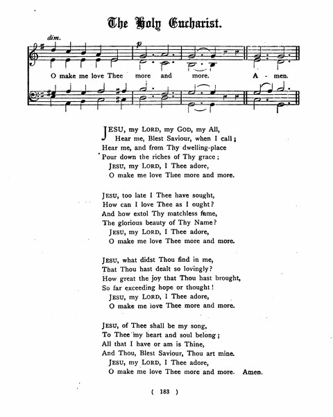 Hymns for the Children of the Church: with accompanying tunes page 183