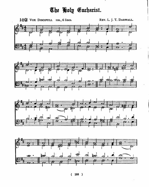 Hymns for the Children of the Church: with accompanying tunes page 188