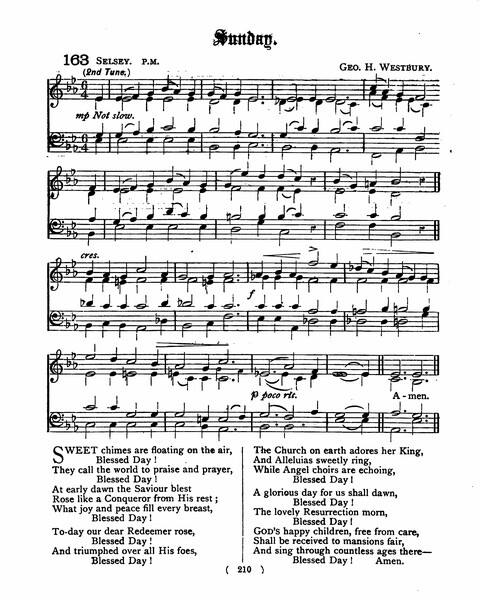 Hymns for the Children of the Church: with accompanying tunes page 210