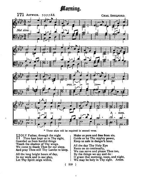 Hymns for the Children of the Church: with accompanying tunes page 219