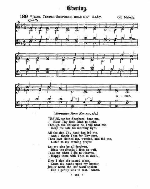 Hymns for the Children of the Church: with accompanying tunes page 238