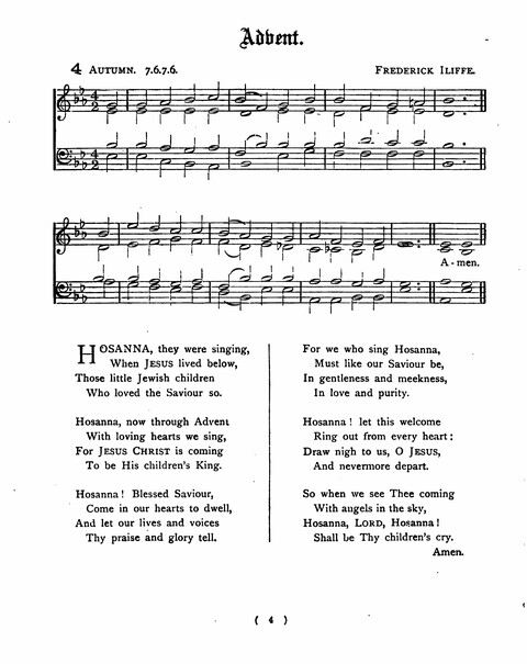 Hymns for the Children of the Church: with accompanying tunes page 4