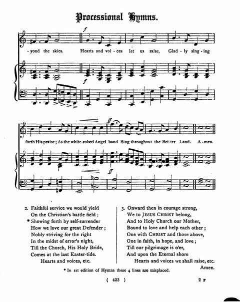 Hymns for the Children of the Church: with accompanying tunes page 433