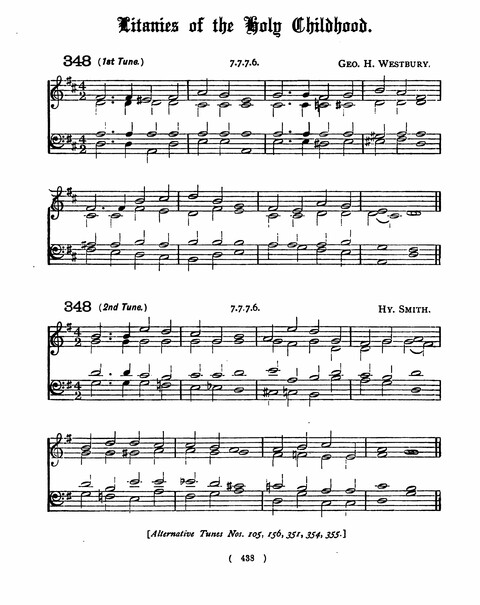 Hymns for the Children of the Church: with accompanying tunes page 438