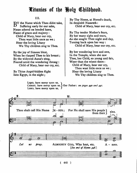 Hymns for the Children of the Church: with accompanying tunes page 445