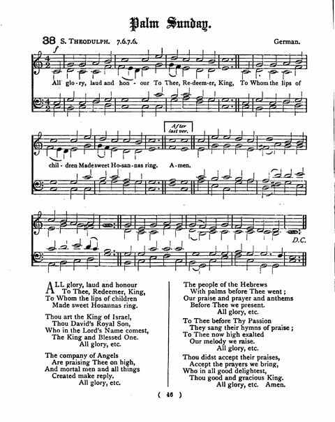 Hymns for the Children of the Church: with accompanying tunes page 46