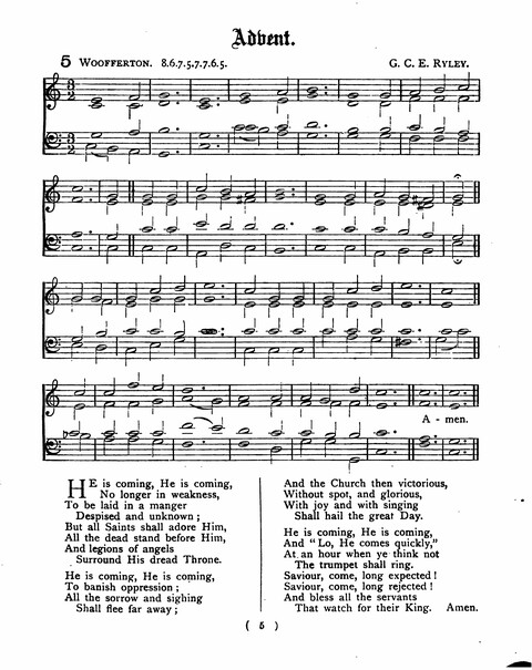 Hymns for the Children of the Church: with accompanying tunes page 5