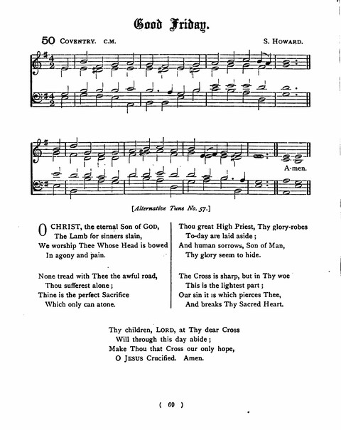 Hymns for the Children of the Church: with accompanying tunes page 60