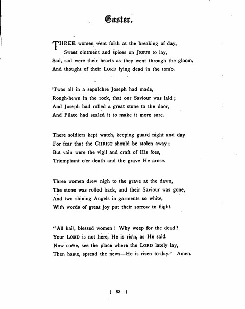 Hymns for the Children of the Church: with accompanying tunes page 83