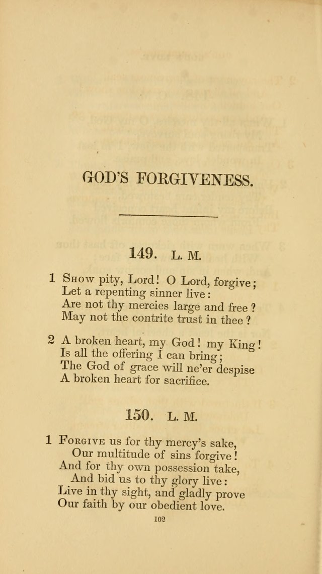 Hymns for the Church of Christ. (6th thousand) page 102