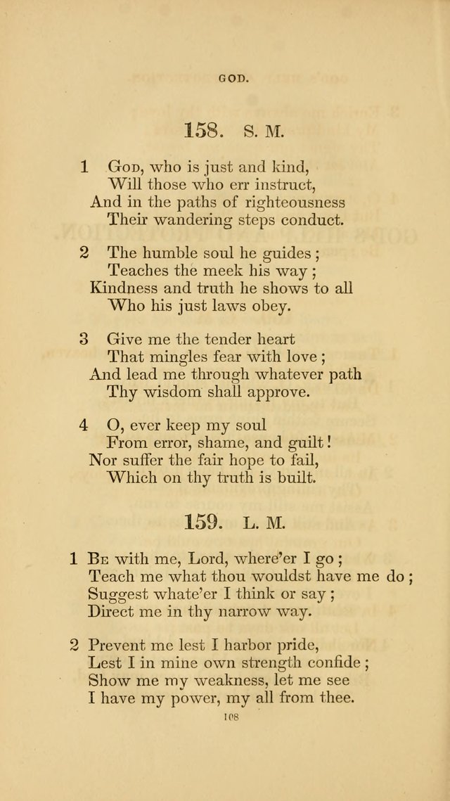 Hymns for the Church of Christ. (6th thousand) page 108