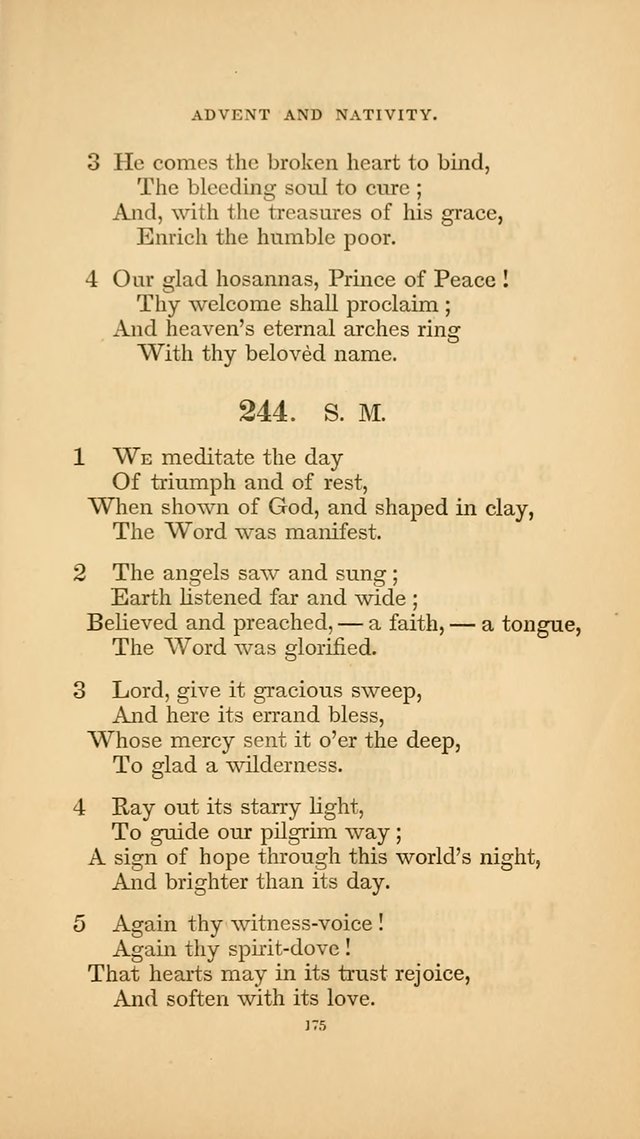 Hymns for the Church of Christ. (6th thousand) page 175