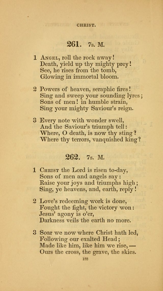 Hymns for the Church of Christ. (6th thousand) page 188