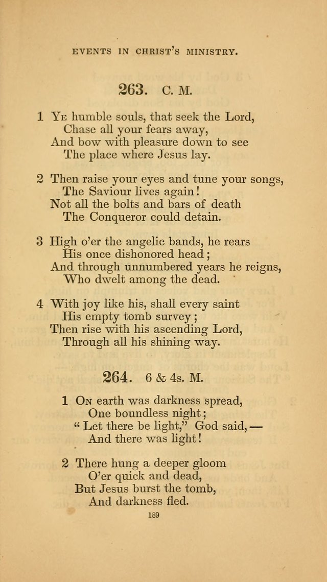 Hymns for the Church of Christ. (6th thousand) page 189