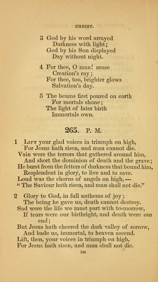 Hymns for the Church of Christ. (6th thousand) page 190