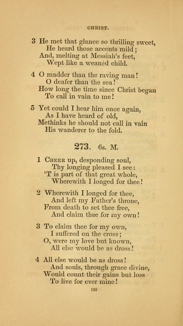 Hymns for the Church of Christ. (6th thousand) page 196