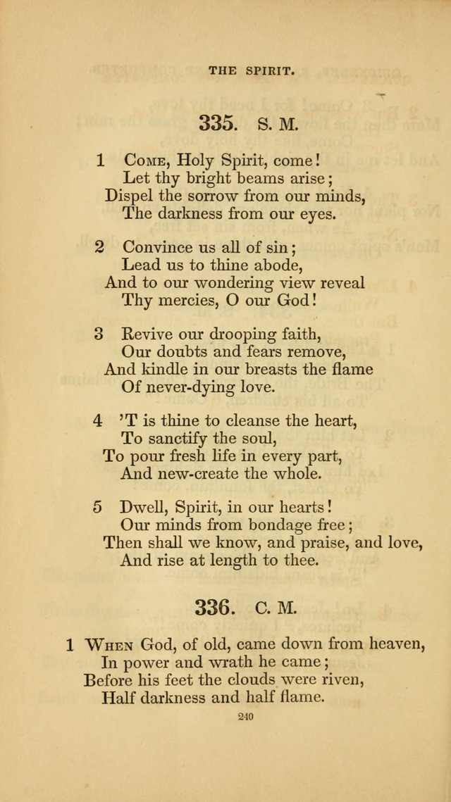 Hymns for the Church of Christ. (6th thousand) page 240