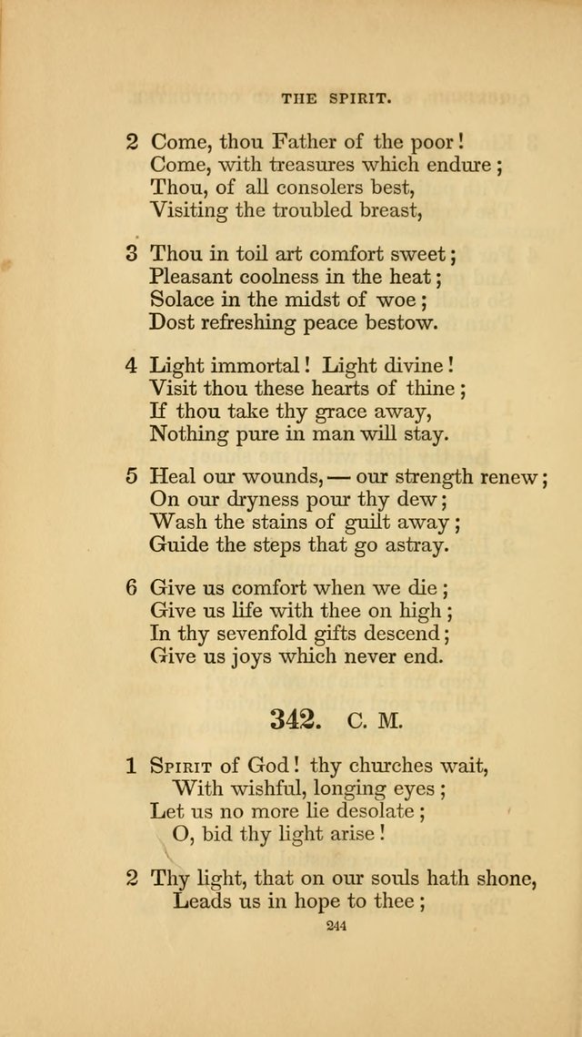 Hymns for the Church of Christ. (6th thousand) page 244