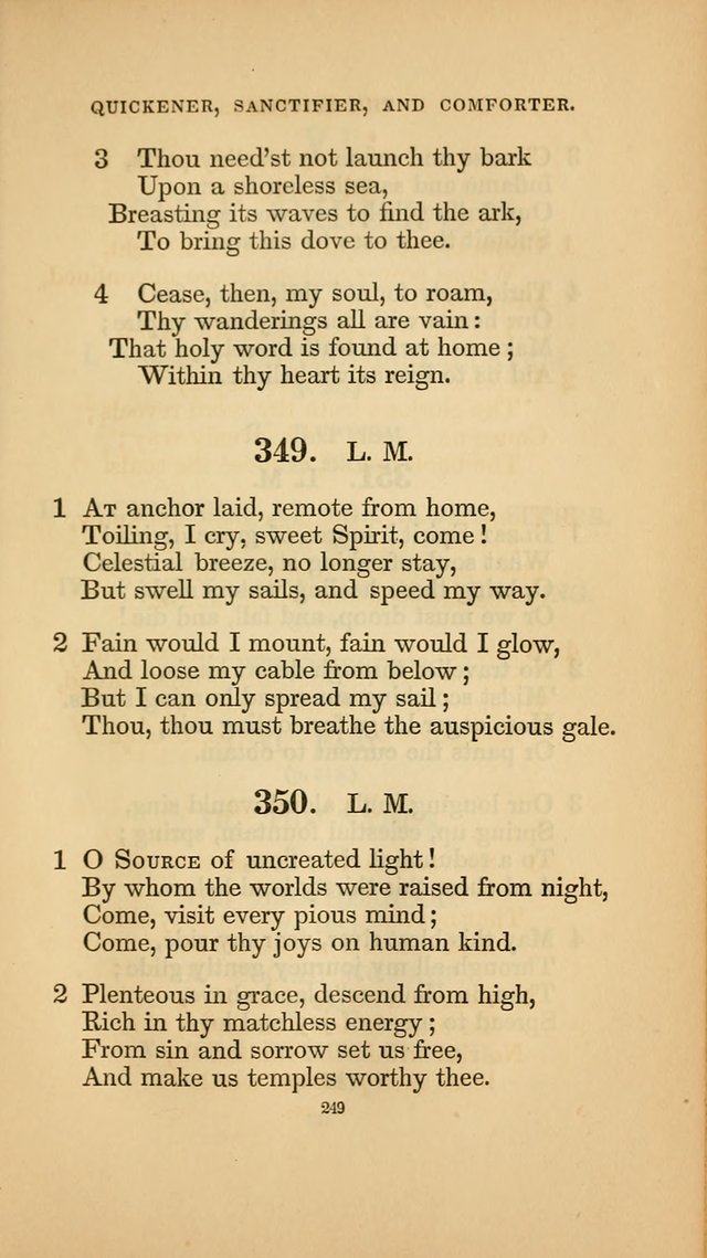 Hymns for the Church of Christ. (6th thousand) page 249