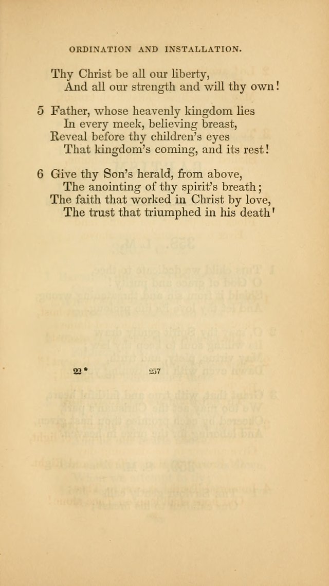 Hymns for the Church of Christ. (6th thousand) page 257