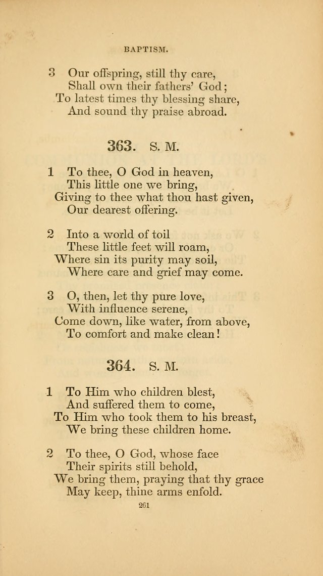 Hymns for the Church of Christ. (6th thousand) page 261