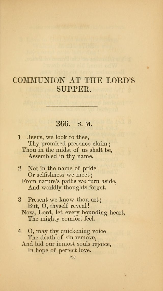 Hymns for the Church of Christ. (6th thousand) page 263