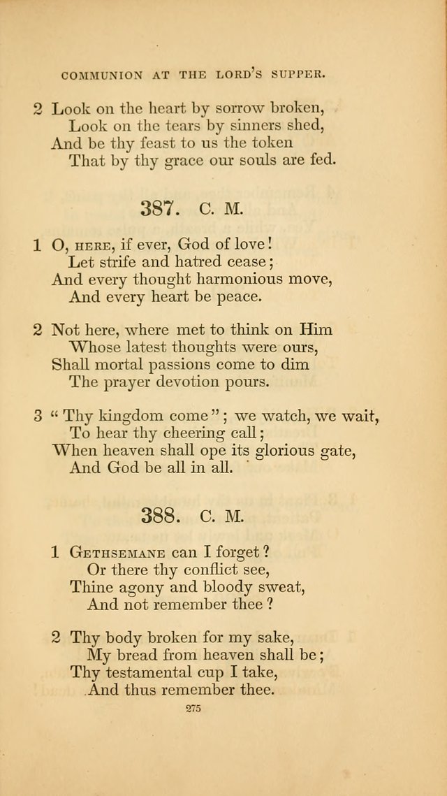 Hymns for the Church of Christ. (6th thousand) page 275