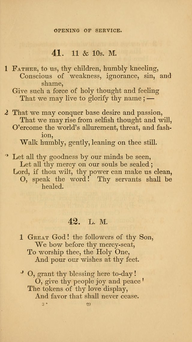 Hymns for the Church of Christ. (6th thousand) page 29