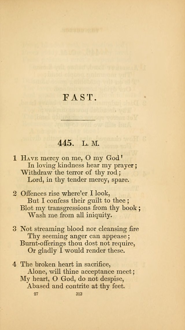 Hymns for the Church of Christ. (6th thousand) page 313