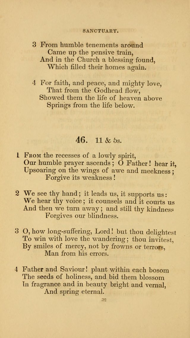 Hymns for the Church of Christ. (6th thousand) page 32