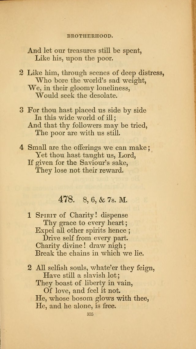 Hymns for the Church of Christ. (6th thousand) page 335